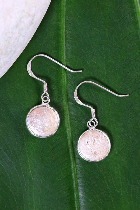 Mother Of Pearl Drop Earrings - SF