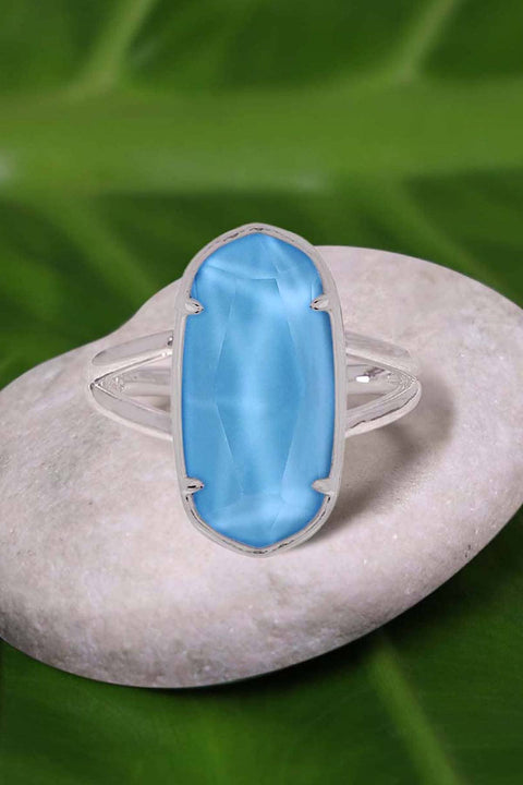 Turquoise Quartz Doublet Casey Ring - SF