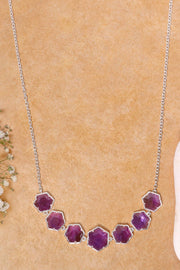 Amethyst Statement Necklace - SF
