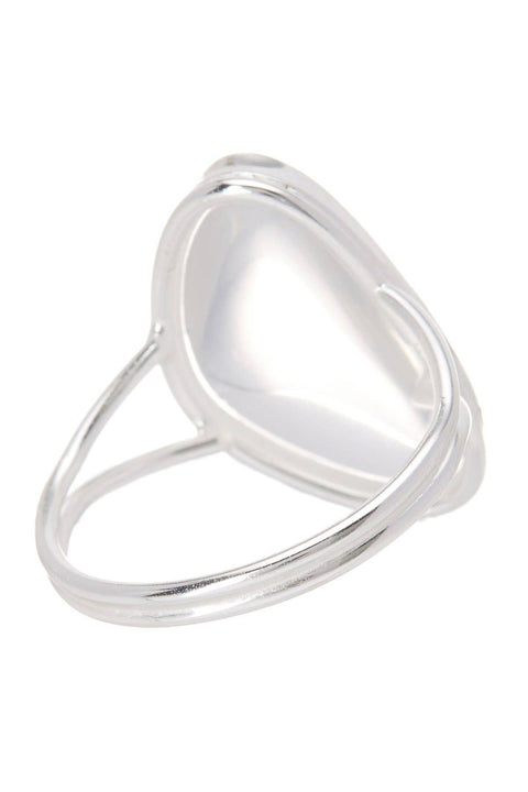Sterling Silver Crystal Quartz Ring - SS