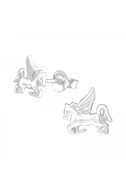 Sterling Silver Unicorn Ear Studs - SS