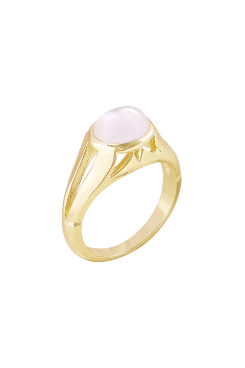 Mother Of Pearl Aswan Ring - GF