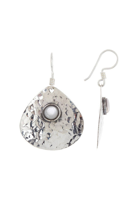 Mother Of Pearl & Drop Earrings - SF