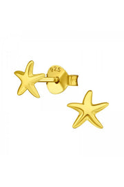 Sterling Silver Starfish Ear Studs - VM