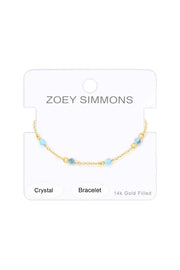 Blue Austrian Crystal Bracelet - GF