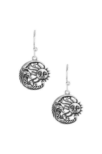 Sun & Moon Drop Earrings - SF