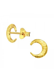 Sterling Silver Moon Ear Studs - VM
