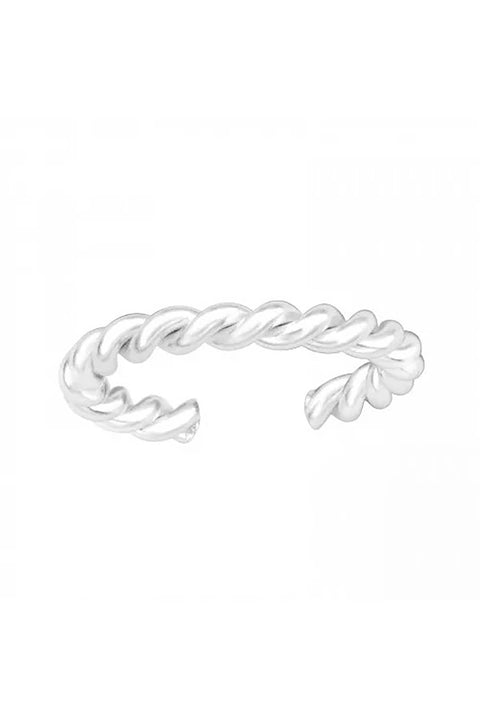 Sterling Silver Twisted Ear Cuff - SS