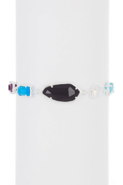 Black Onyx Station Bracelet - SF