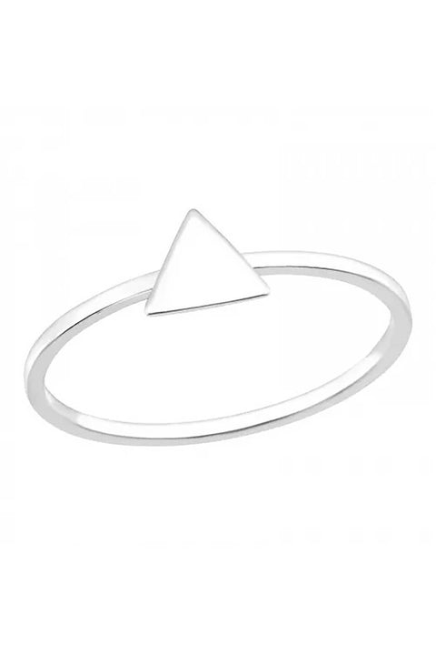 Sterling Silver Triangle Ring - SS