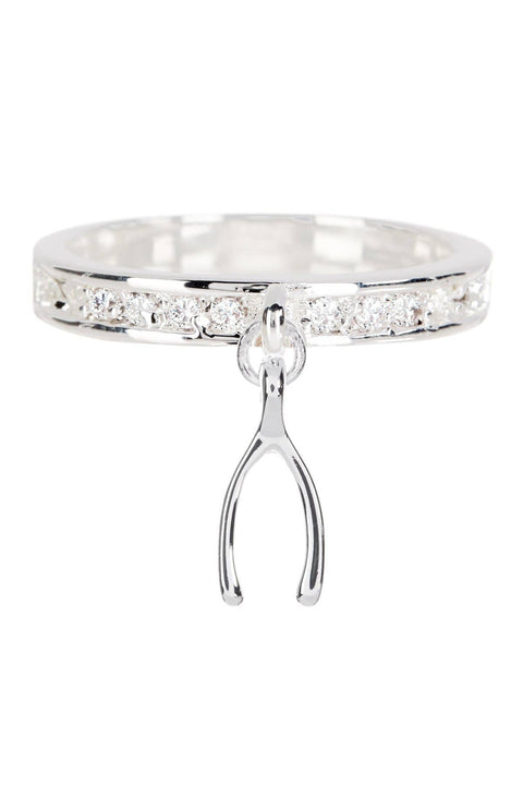 Wishbone Moveable Charm Ring - SF