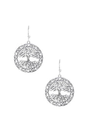 Tree Of Life Drop Earrings - SF