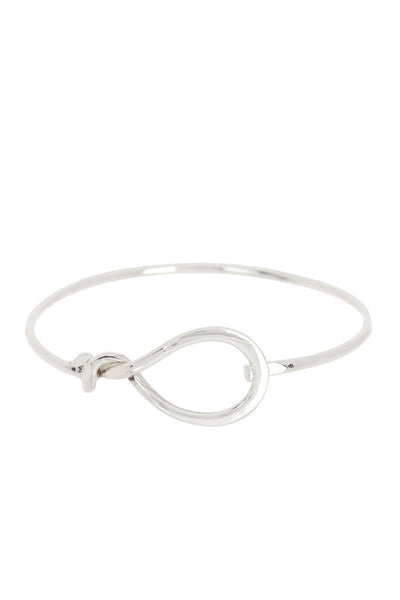 Sterling Silver Open Form Bangle Bracelet - SS