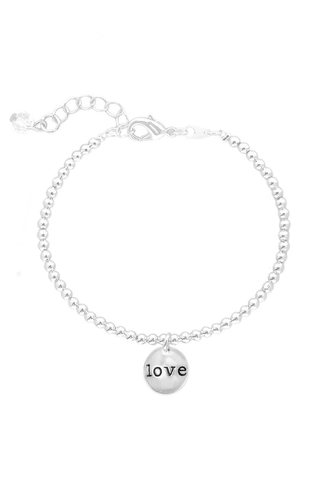 Love Charm Beaded Bracelet - SF