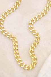 14k Gold Plated 3mm Curb Chain - GP