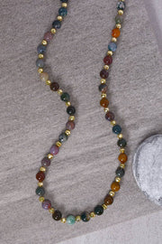 Mixed Jasper Chakra Necklace - GF