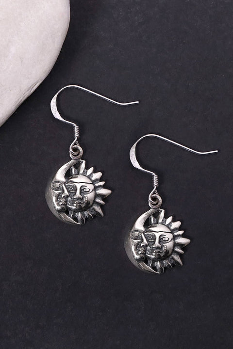 Sun & Moon Drop Earrings - SF