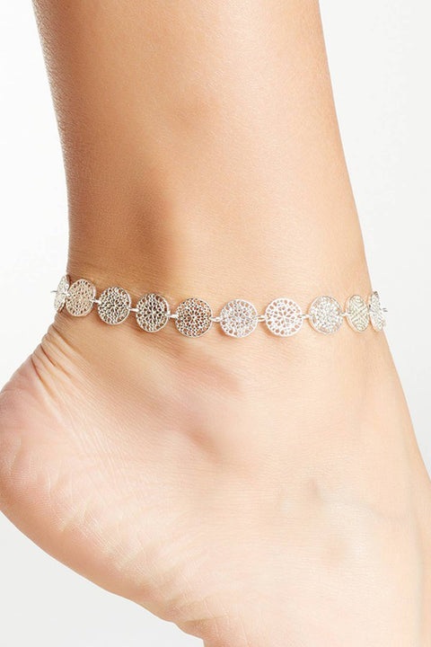 Filigree Pattern Anklet - SF