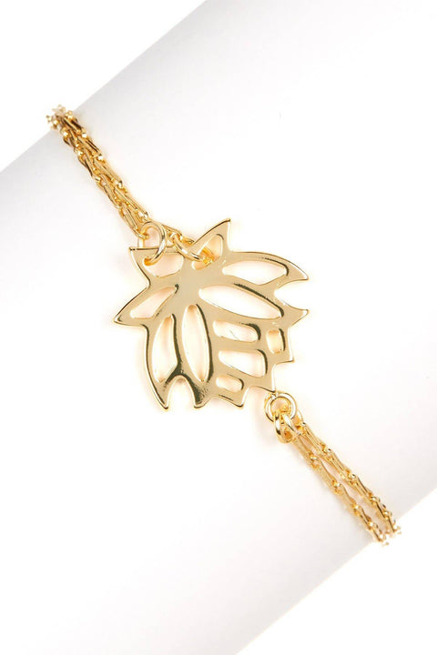 Lotus Flower Layering Bracelet - GF
