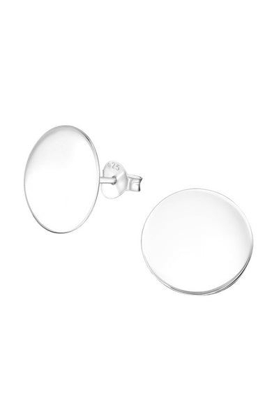 Sterling Silver Circle Ear Studs - SS