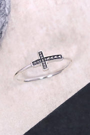 Sterling Silver Cross Ring - SS