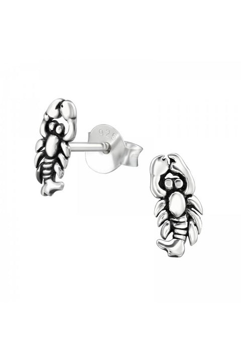 Sterling Silver Scorpion Ear Studs - SS