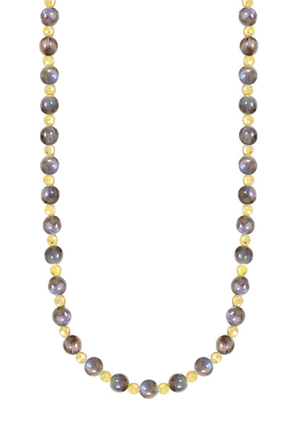 Labradorite Chakra Necklace - GF