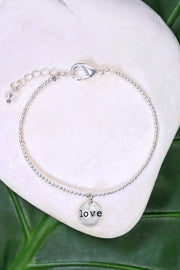 Love Charm Beaded Bracelet - SF