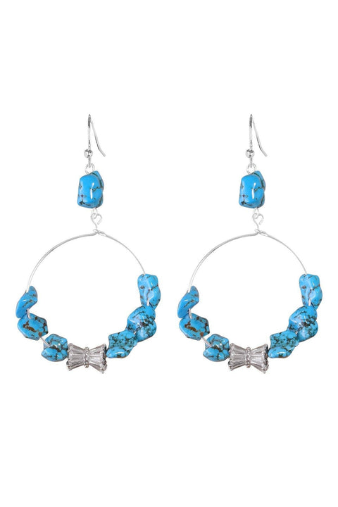 Turquoise Taos Earrings - SF