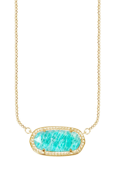 Amazonite Pendant Necklace - GF