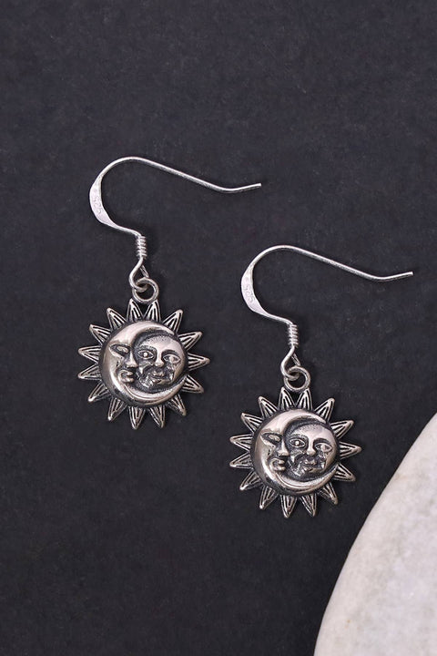 Sun & Moon Drop Earrings - SF