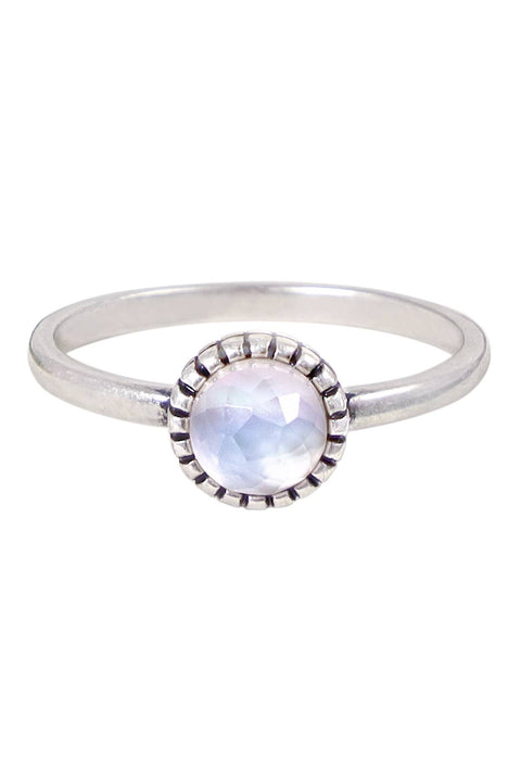 Mother Of Pearl Quartz Petite Ring - SF