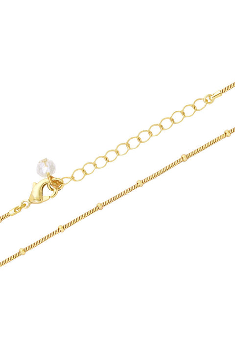 14k Gold Plated 1mm Bead Chain - GP