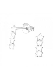 Sterling Silver Star Ear Studs - SS