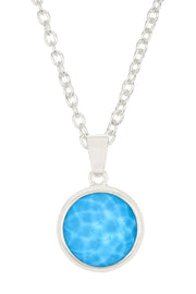 Turquoise & Quartz Doublet Necklace - SF