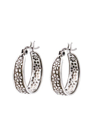 Daisy Lever Back Hoop Earrings - SF