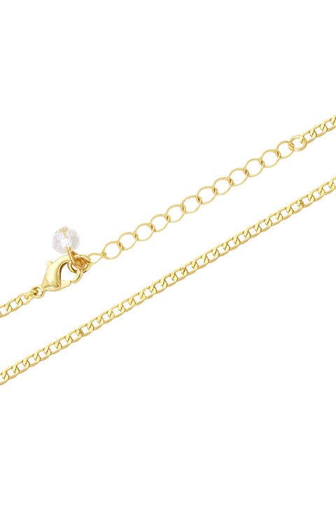 14k Gold Plated 2mm Curb Chain - GP