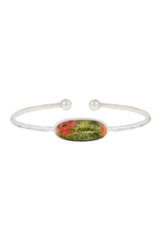 Unakite Cuff Bracelet - SF