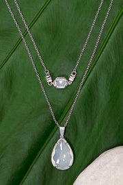 Moonstone Crystal Paulette Necklace - SF