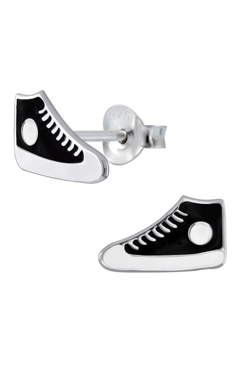 Sterling Silver Sneaker Post Earrings - SS