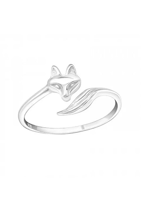 Sterling Silver Fox Ring - SS