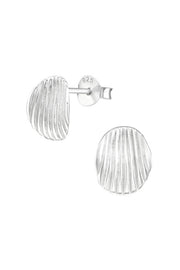 Sterling Silver Shell Ear Studs - SS