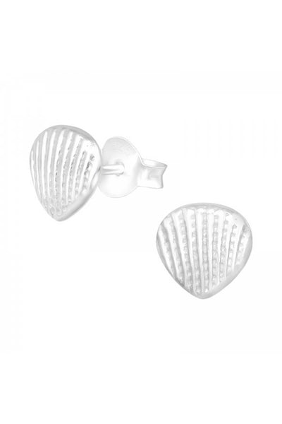 Sterling Silver Shell Ear Studs - SS