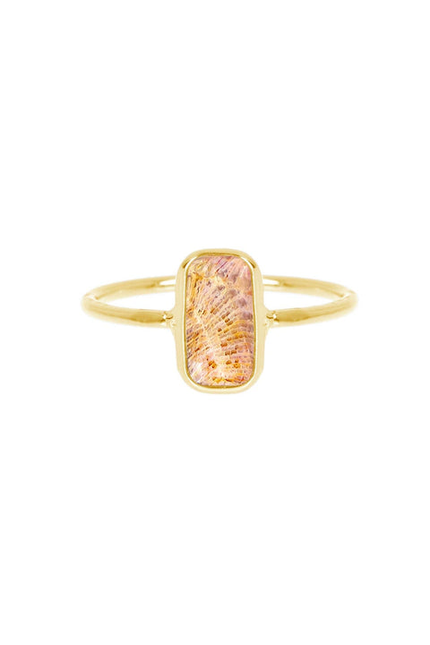 Lily Fossil Petite Rectangle Ring - GF