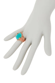 Amazonite Crystal Garden Ring - SF