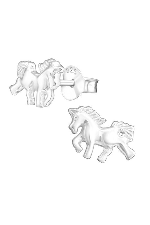 Sterling Silver Unicorn Ear Studs - SS