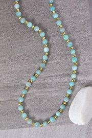 Amazonite Chakra Necklace - GF