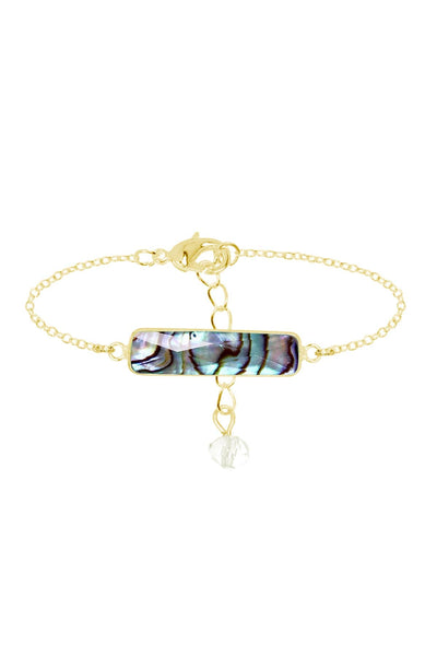 Abalone Bar Bracelet - GF