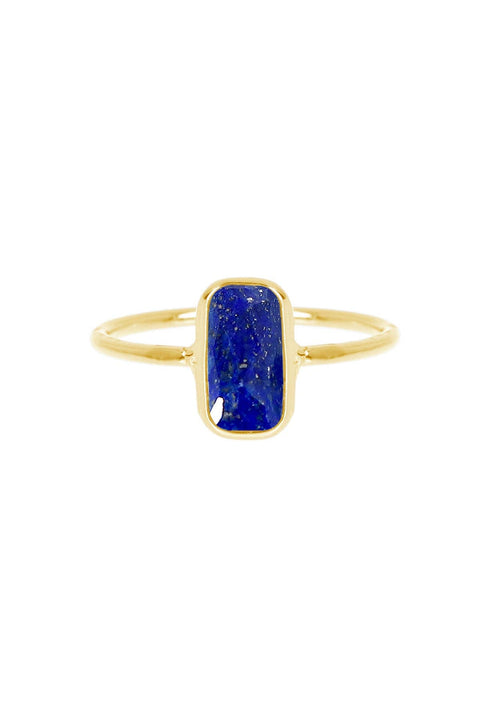 Lapis Petite Rectangle Ring - GF