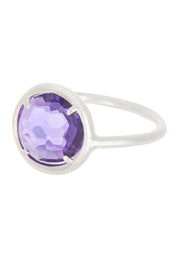 Lavender Crystal Lollipop Ring - SF